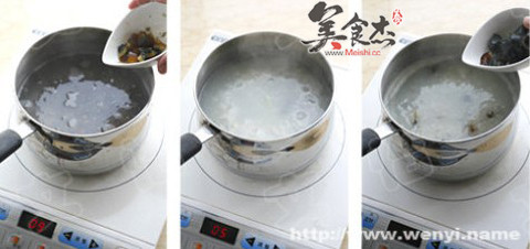 Congee with Preserved Egg and Lean Meat recipe