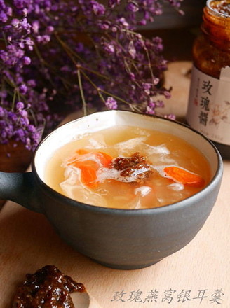 Rose Bird's Nest White Fungus Soup recipe
