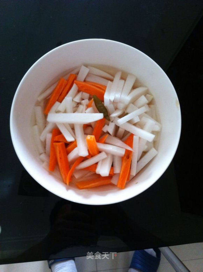 Refreshing Radish Sticks Kimchi recipe