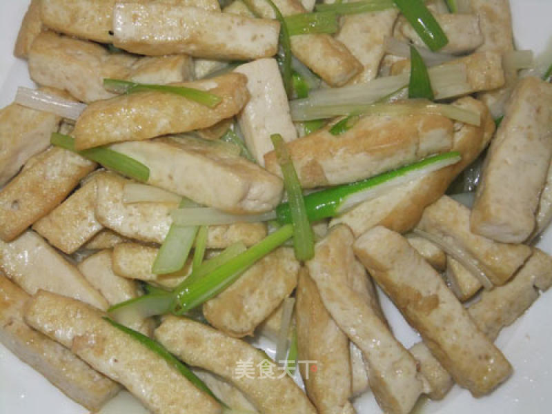 Stir-fried Tofu with Green Onions