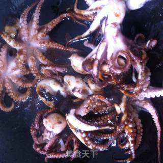 Sauce-flavored Octopus recipe