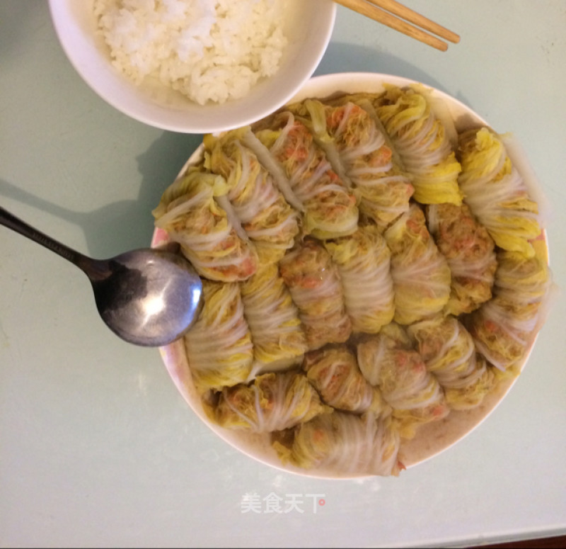 Steamed Cabbage Rolls recipe