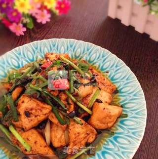 Stir-fried Tofu with Soy Sauce recipe