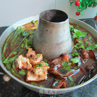 Red Oil Pork Ribs Fragrant Pot recipe