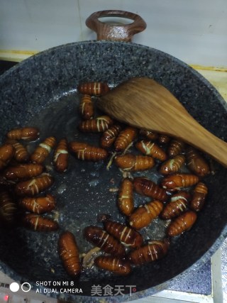 Dry Cocoon Pupae recipe