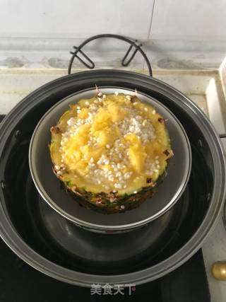 Glutinous Rice with Pineapple Rice recipe