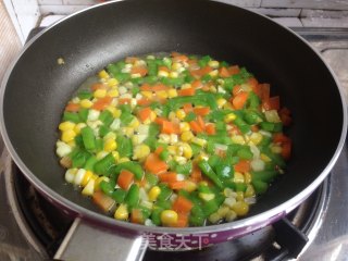 Three-color Fresh Vegetables recipe