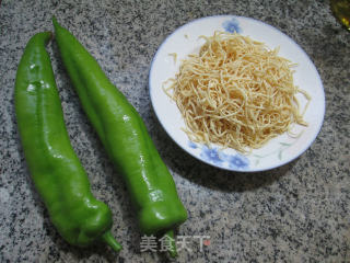 Stir-fried Shredded Green Pepper recipe