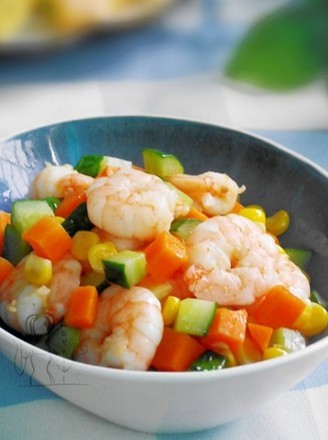 Three-color Shrimp recipe