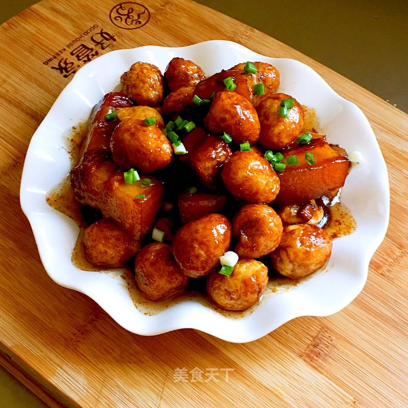 Braised Pork with Quail Eggs recipe