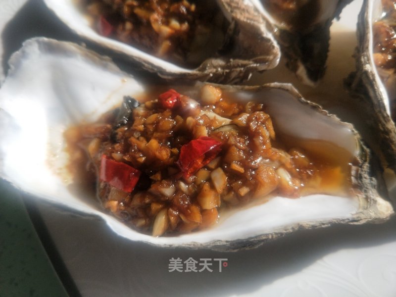 Roasted Oysters with Garlic recipe