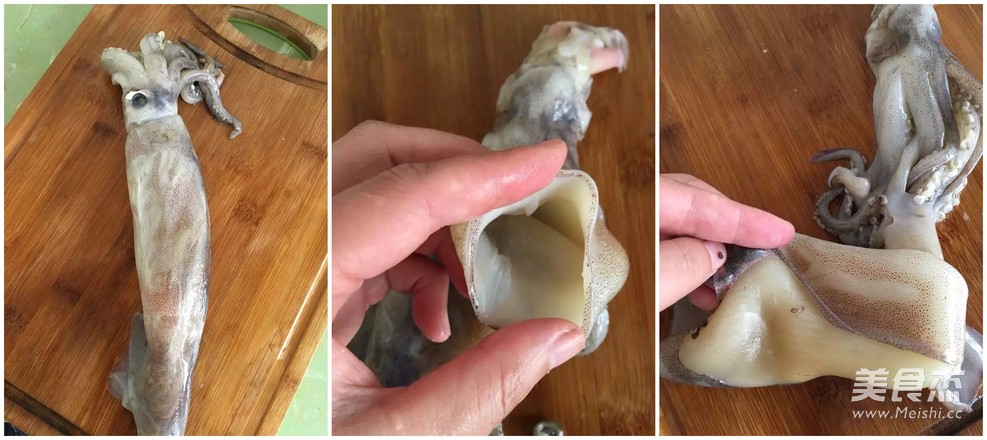 Make A Grilled Squid with Compelling Connotation recipe