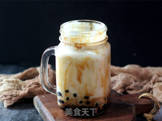 The New Internet Celebrity in The Milk Tea World [brown Sugar Pearl Milk Milk Tea] recipe