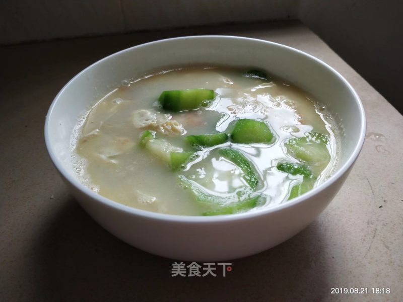 Loofah Egg Soup recipe
