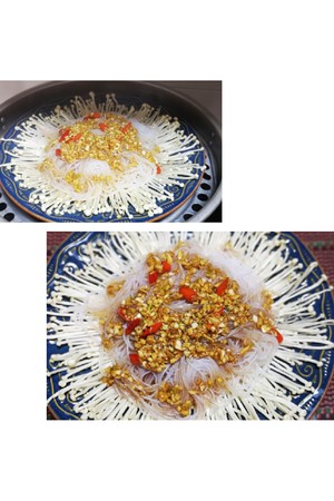 Garlic Vermicelli Enoki Mushroom recipe