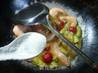 Shrimp with Pickled Peppers recipe