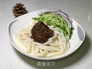 Roast Duck Fried Udon Noodles recipe