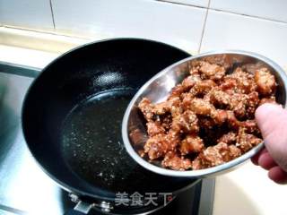Halal Side Dish "fragrant Fried Sesame Lamb" recipe