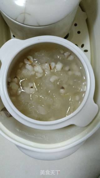 Barley and White Fungus Soup recipe