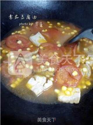 Tomato Tofu Soup recipe
