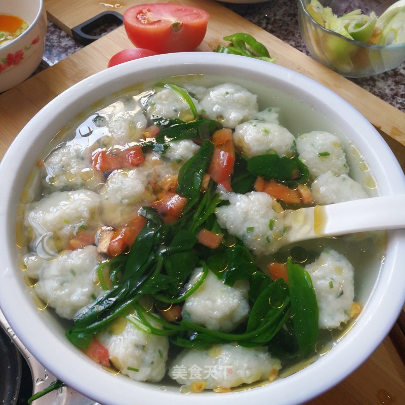 Fresh Fish Balls in Clear Soup recipe