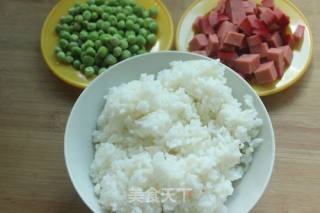 #米饭#red Sausage Fried Rice recipe