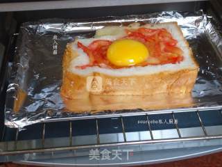 Tomato Sun Egg Toast recipe