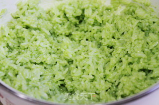Fried Rice with Shrimp and Jade recipe