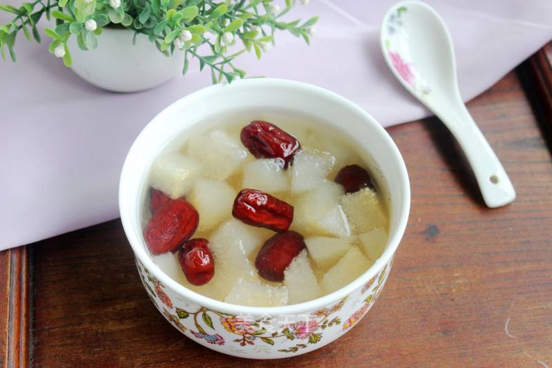 #润稻汤汤#red Date and Pear Soup recipe