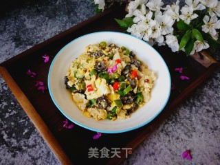 Sea Cucumber Baked Scrambled Eggs recipe