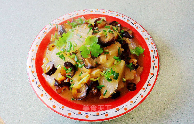 Braised Winter Melon with Sea Cucumber and Scallops recipe