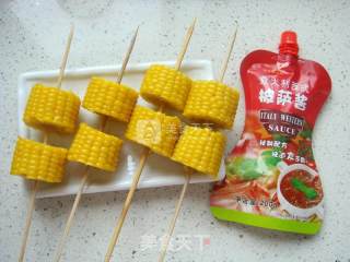 Sauce-flavored Grilled Corn [oven Version] recipe