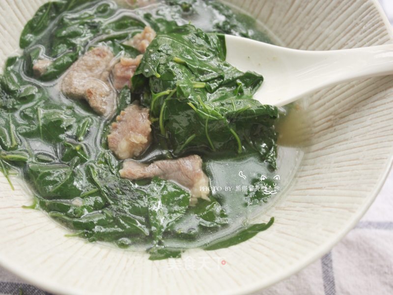 【meizhou】hakka Wolfberry Leaf Pork Liver Soup recipe