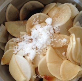 Sweet and Sour White Radish recipe