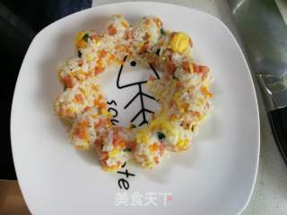 Creative Egg Fried Rice recipe