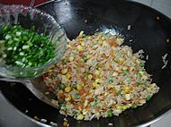 Sweet Egg Fried Rice recipe