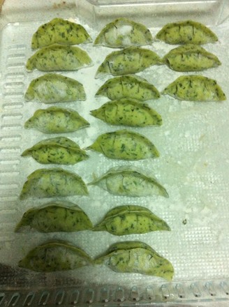 Green Shrimp Dumplings recipe