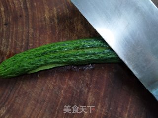 Cucumber with Enoki Mushroom recipe