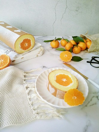 Orange Cake Roll