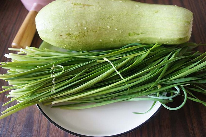 Steamed Dumplings with Leek, Zucchini and Egg Stuffing recipe