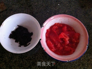 Seaweed and Egg Lump Soup recipe