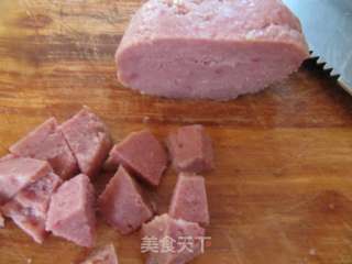Cucumber with Luncheon Meat recipe