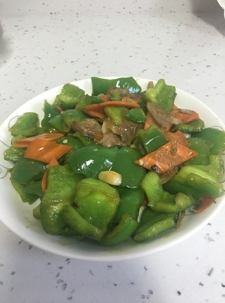 Stir-fried Pork with Big Chili recipe