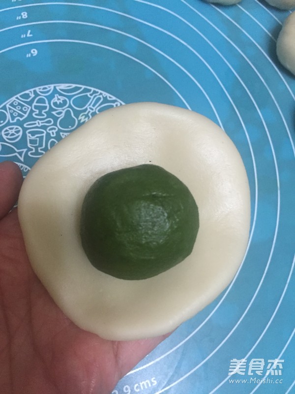 Bean Paste Egg Yolk Matcha Crisp recipe
