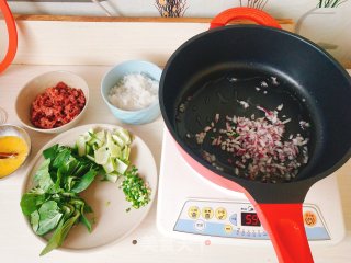 Fried Konjac Rice with Minced Beef and Egg recipe