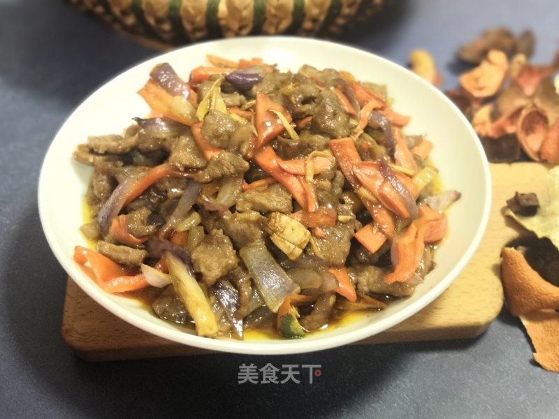 Stir-fried Beef with Carrots