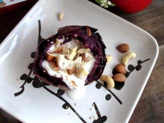 Yogurt Purple Potato Salad recipe