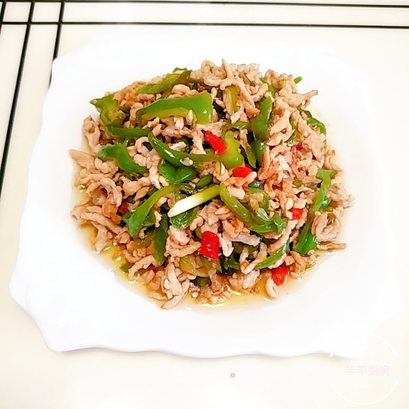 Green Pepper Shredded Pork recipe