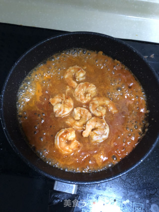 Shrimp and Cossilla Noodles recipe