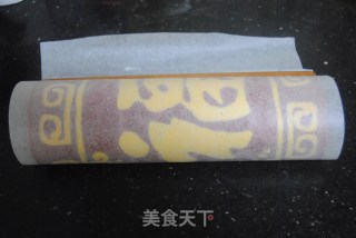 【guangxi】fu Character Firecracker Cake Roll recipe